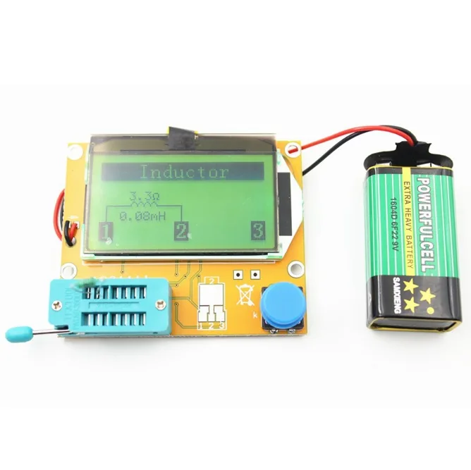 LCR-T4 Multifuncional Transistor Tester, Capacitor, Resistor, Diodo, Triodo, Tiristor, Diodo Duplo 