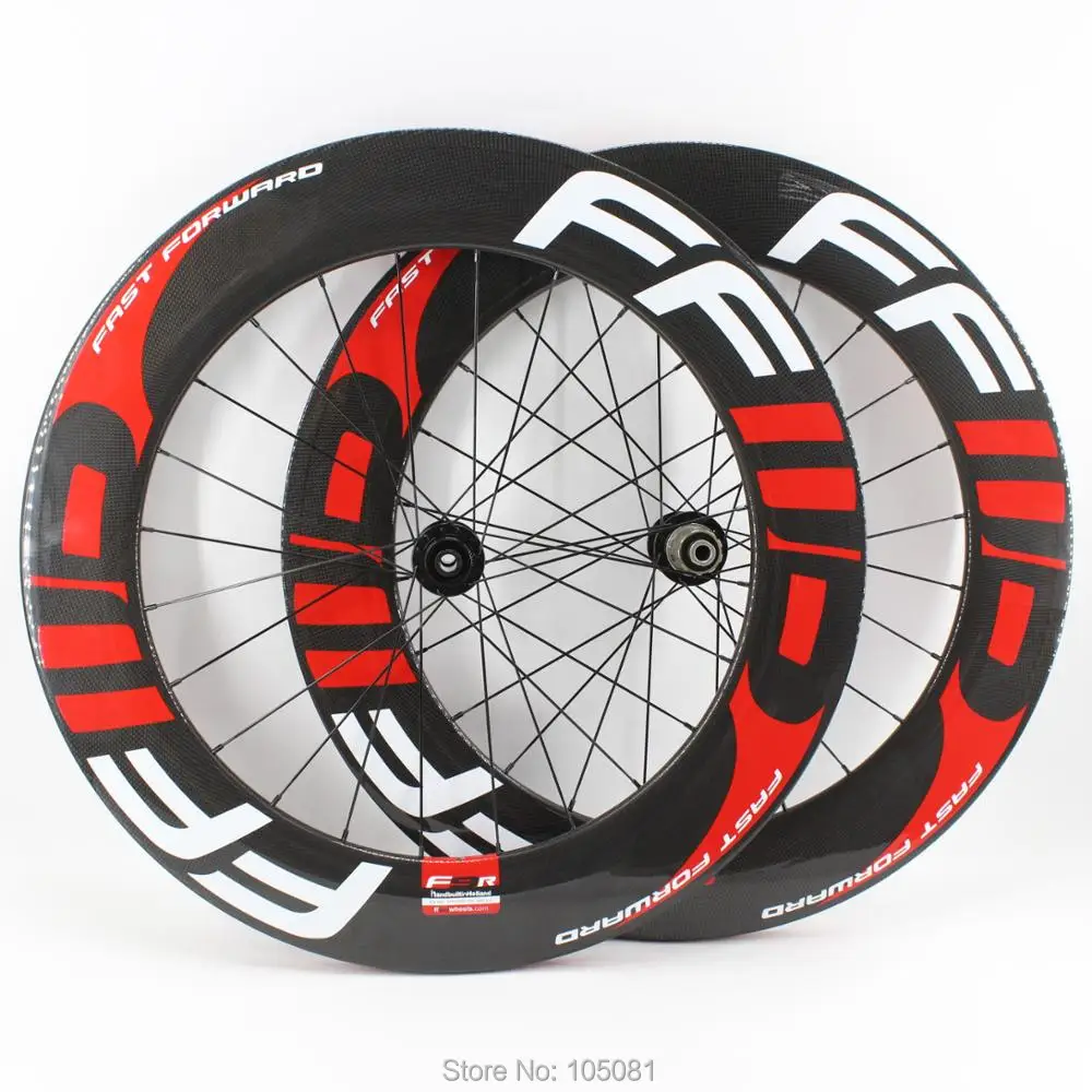 700C tubular clincher tubeless rim Road bike full carbon bicycle wheelset Thru Axle center lock disc brake hubs Newest