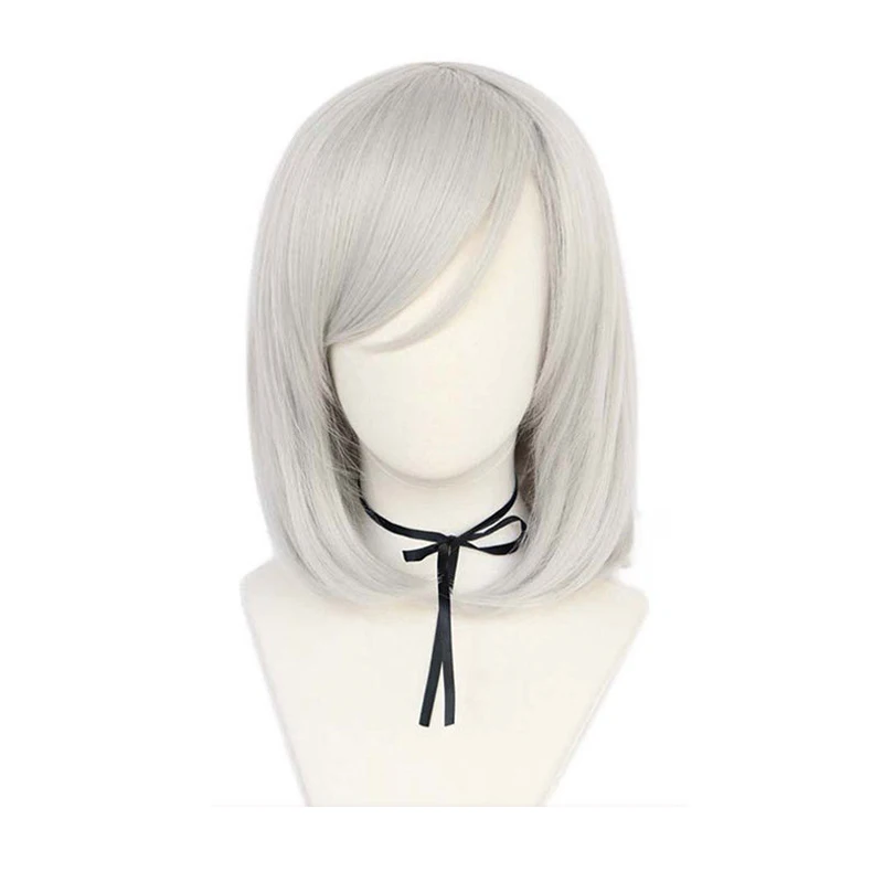 Anime Akudama Drive Cutthroat Satsujinki Short Wig Cosplay Costume Heat Resistant Synthetic Hair Men Women Wigs