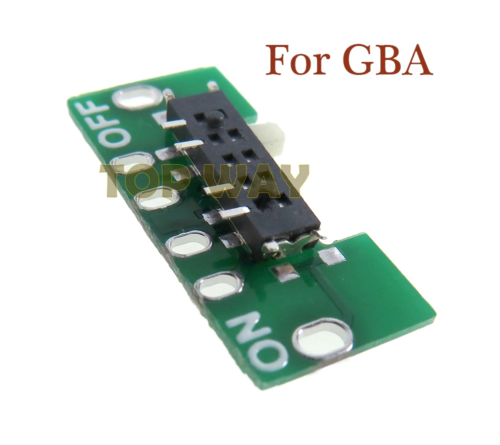 1 Juego de repuesto para interruptor de alimentación GBA SP para GBA ON OFF, nuevo tablero de interruptor de encendido y apagado para reparación de consolas de juegos GBC/GBP