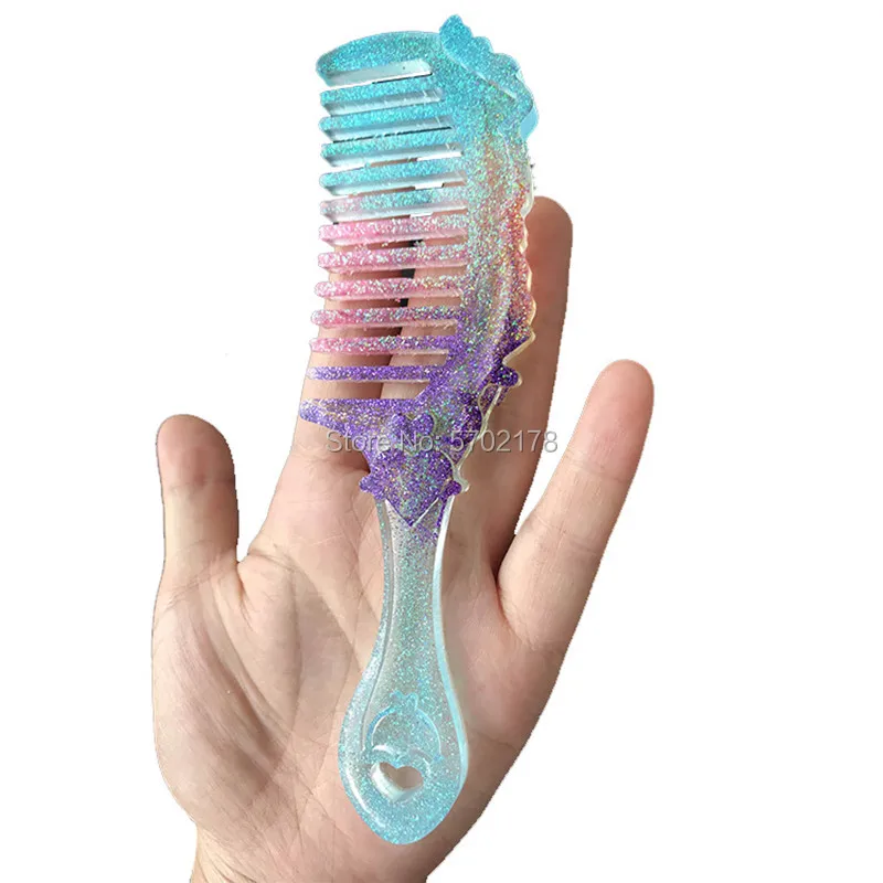 Molde de resina epóxi transparente de silicone 3d, utensílios para fazer joias