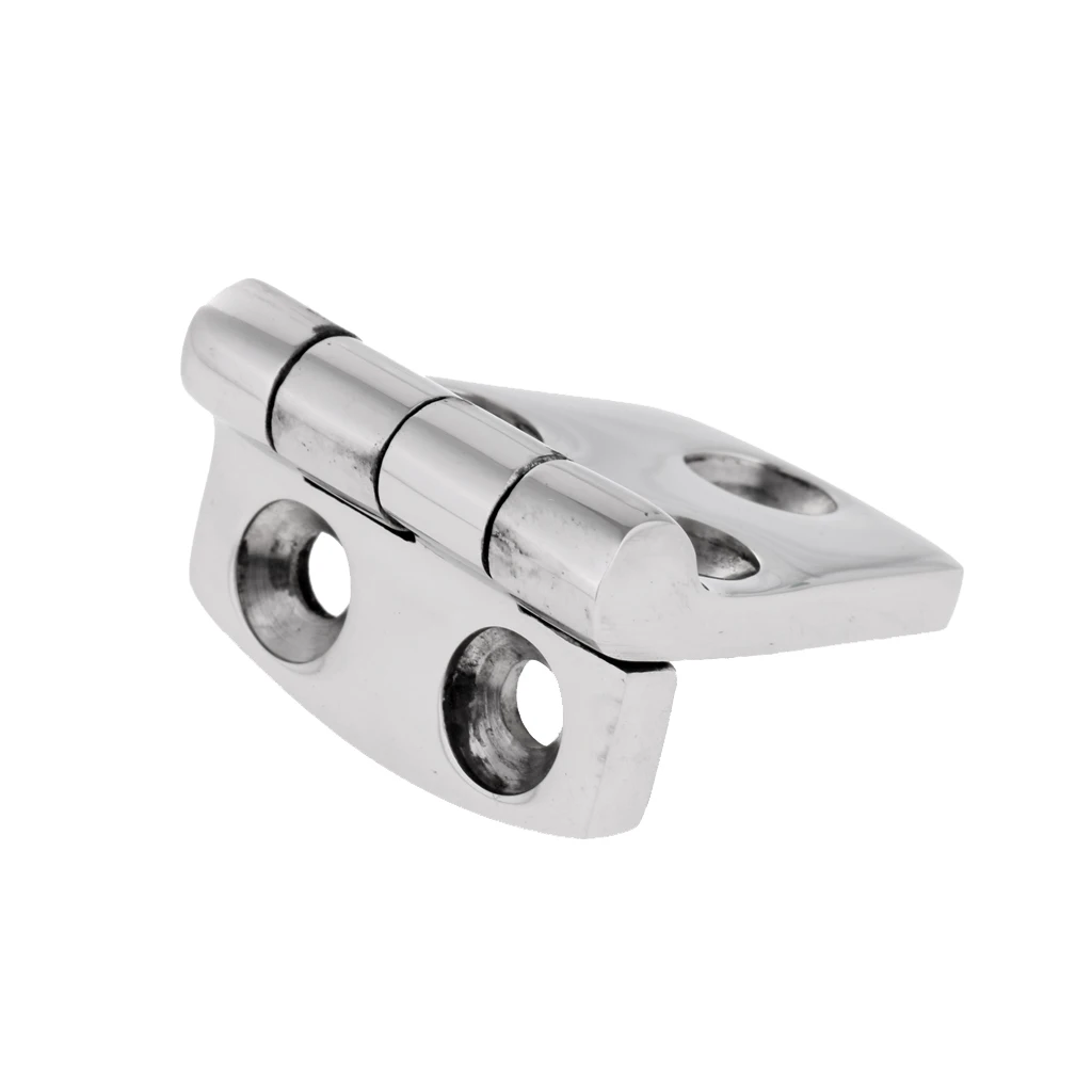 Bisagra de puerta lateral corta de acero inoxidable 316, grado marino, para barcos, caravanas y autocaravanas