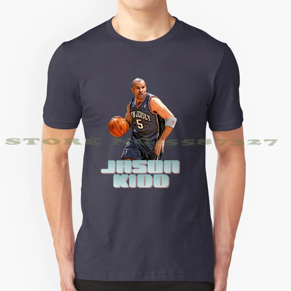 Camiseta de Jason Kidd para hombre y mujer, camisa blanca y negra de Jason Kidd, Michael Scottie, Pippen, baloncesto, Vintage, rosa, Derick, Dennis Rodman, Slam