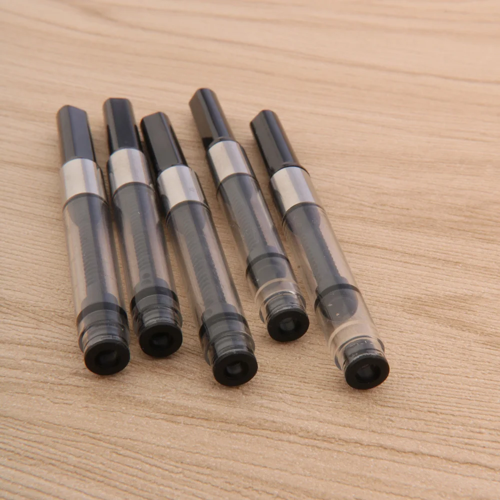 10Pc Plastic Pump Cartridges 3.4MM Fountain Pen Converter School Student Office Gifts Stationery