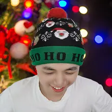 LED Christmas Hat with Light Up #6