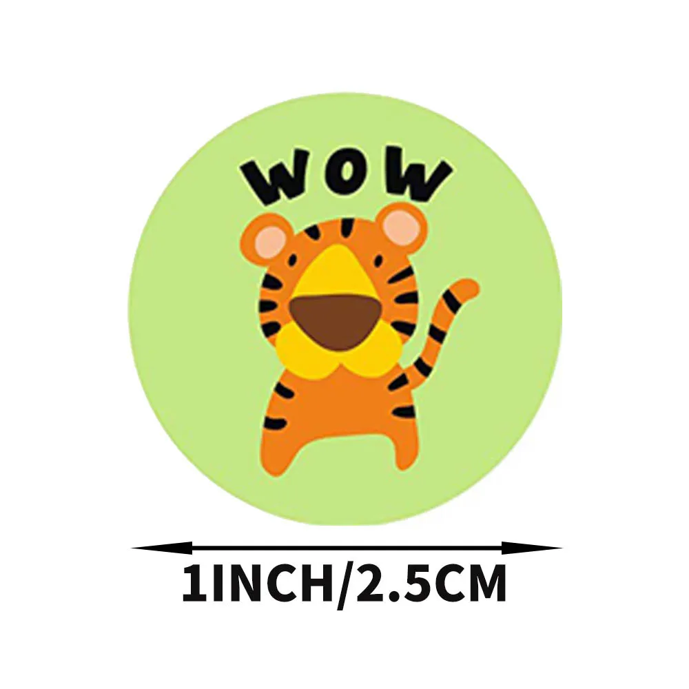 50-500 Stuks Dieren Cartoon Stickers Voor Kinderen Speelgoed Sticker Diverse Leuke Uil Ontwerpen Patroon School Leraar Beloning Sticker