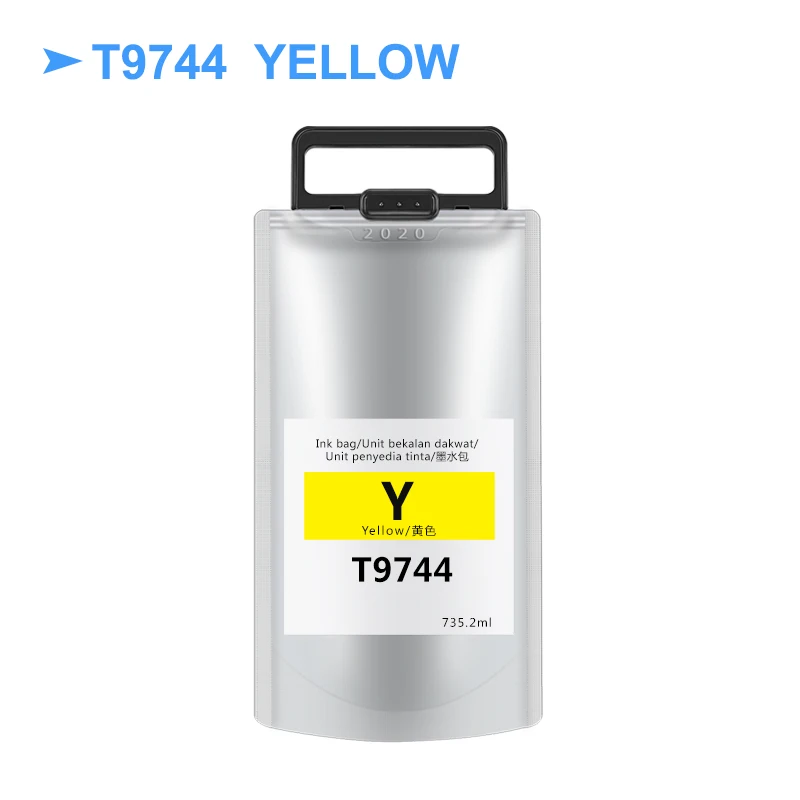 T9741-T9744 T9741 Ink Cartridge With Pigment Ink For Epson WorkForce Pro WF-C869R WF-C869RDTWFC C13T974100 Printer (BK C M Y)