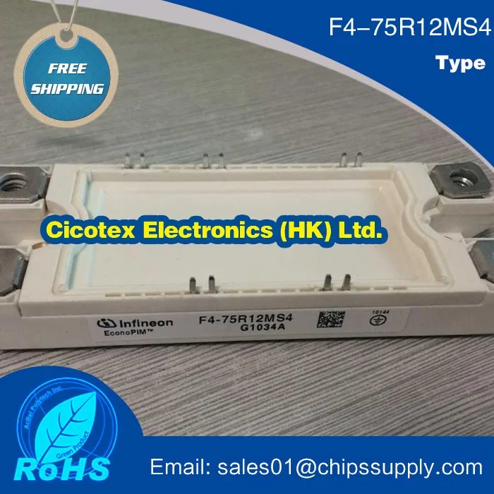 

F4-75R12MS4 MODULE F4-75 R12MS4 IGBT EconoDUAL 2 Modul mit schnellem IGBT2 fur hochfrequentes Schalten und NTC F475R12MS4