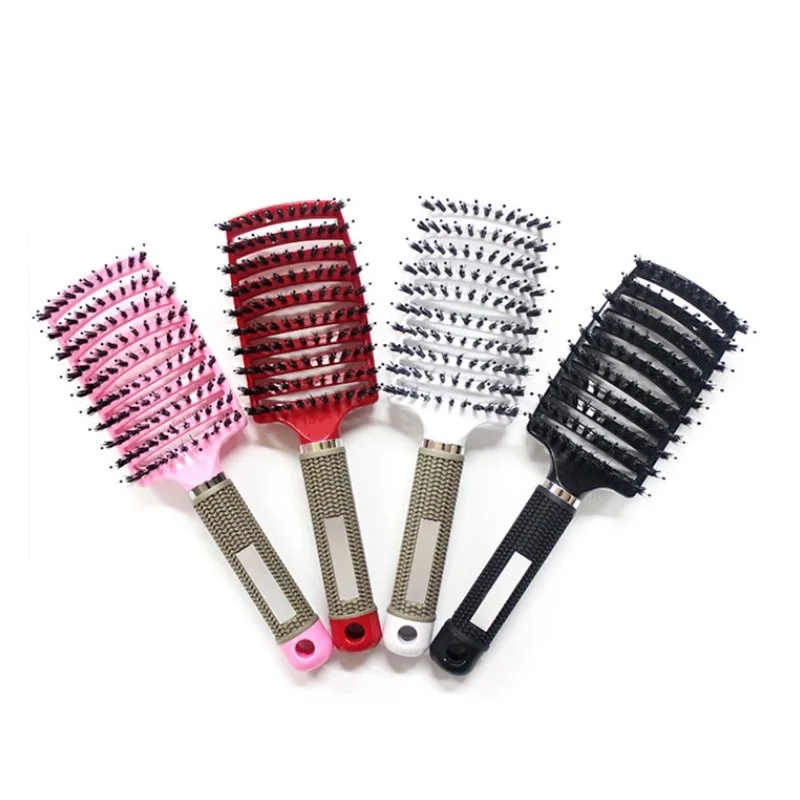 

Hair Comb Detangling Hair Brush Anti-static Scalp Brush Hair Styling Women Detangle Hairbrush Curly Wig Detangler Brushes YH2232