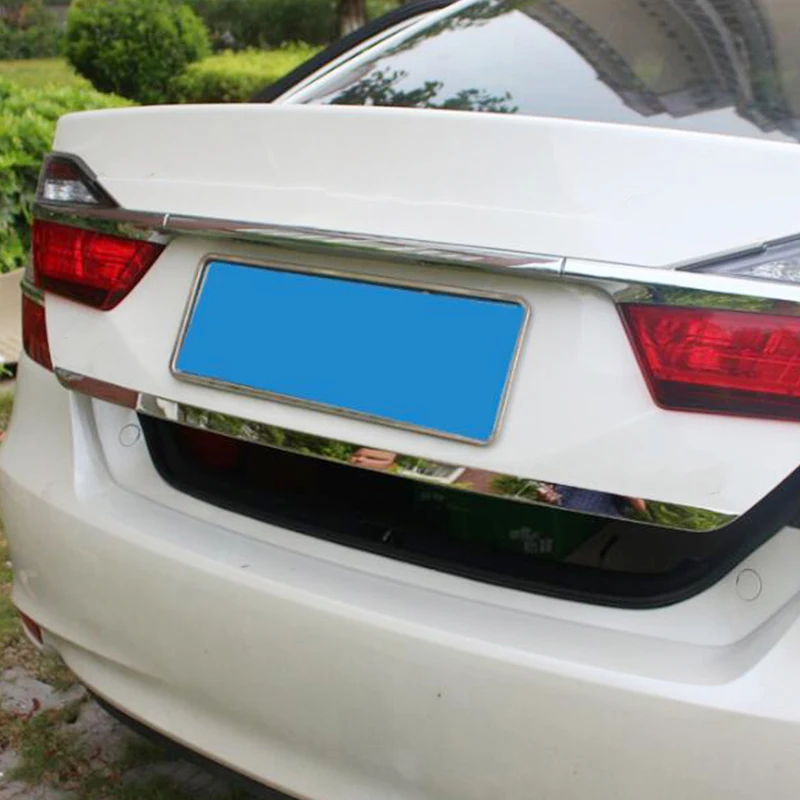 

Stainless steel For Toyota Camry accessories 2015 2016 2017 Car styling Car Tail door Decorative Strip cover Trim