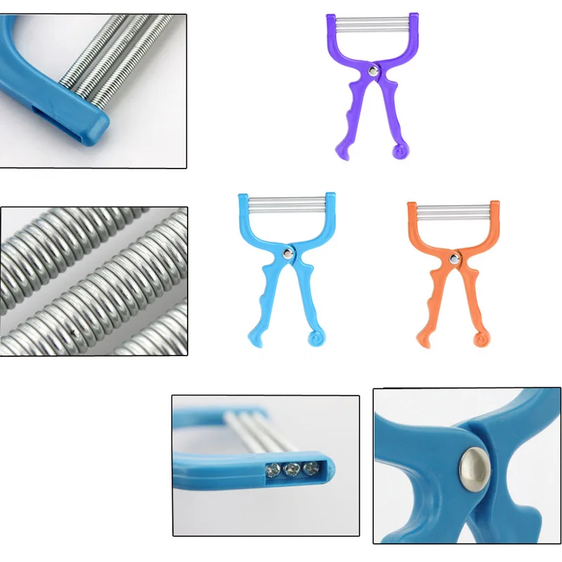 1Pc Safe Handheld Face Hair Removal Threading Beauty Epilator Roller 10166