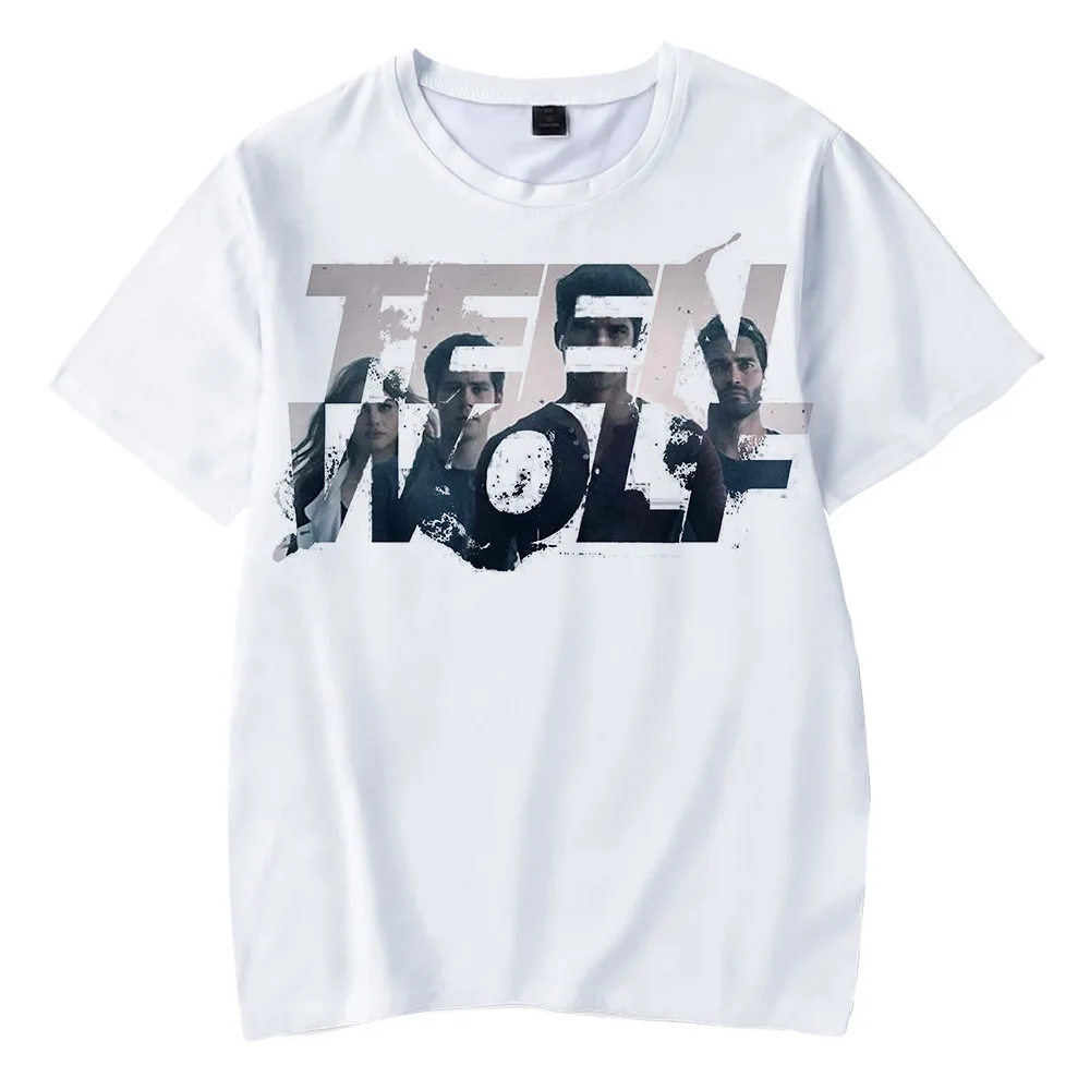 TV Series Teen Wolf 3D Printed T Shirt Women Men Summer Fashion Popular Casual Funny Short Sleeve Oversize Top