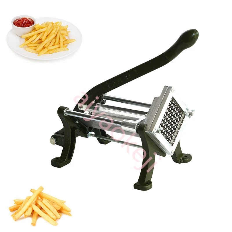 French Fries Slicer Stainless Steel Potatoes Carrots Cucumbers Cutting Machine  Potato Chips Maker For Replaceable blade