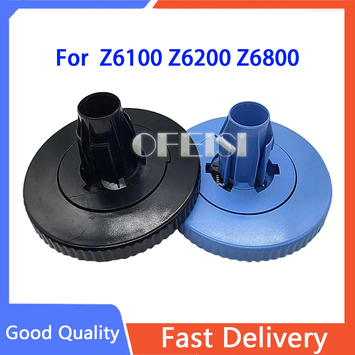 Q6651-40147 END CAP Blue &black for HP Designjet Z6100 Z6200 Z6800 D5800 Z6600 Q6651-60274 plotter parts compatible new