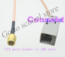 GT5 Square Head Base to SMA Interface Connector GPS Antenna Adapter Cable Antenna Cable