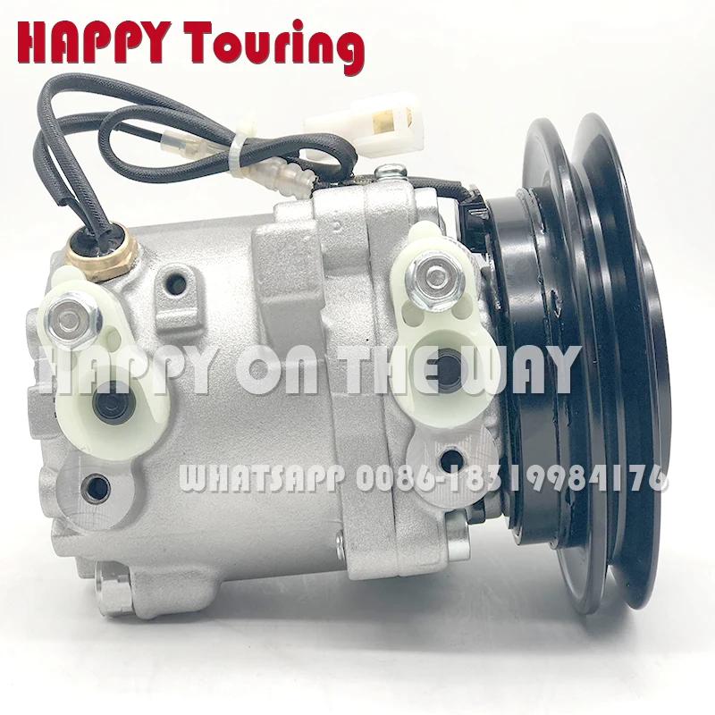 CAR AC COMPRESSOR WITH CLUTCH KUBOTA M108S, M110, M5140, M7040, M96S 3C581-50060 447260-5780 3C581-97590 447260-5781 447220-6771