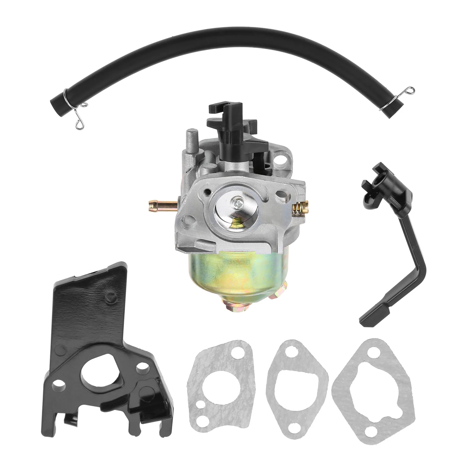 

DRELD Carburetor + Intake Manifold w/Gasket fit for Generator Parts Power Equipment 3000 3500 4000 Watt 196cc OHV Engine