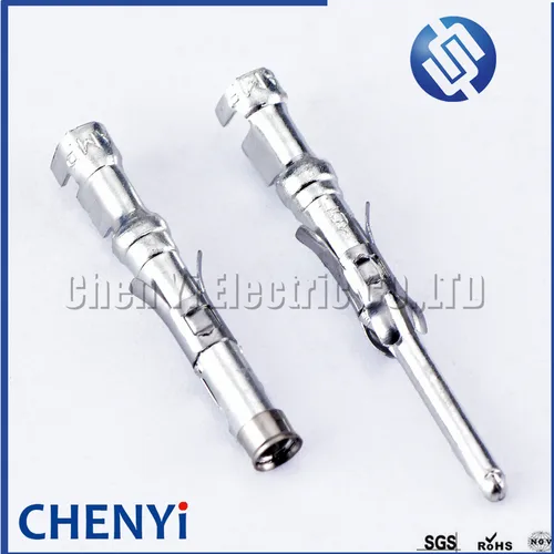 50 Uds. Pin de engarzado de terminal de cable de empalme de coche serie 1,5mm 1-66103-8 1-66101-9 para conector 206043 -1 182649 -1 66601-1 66602-1