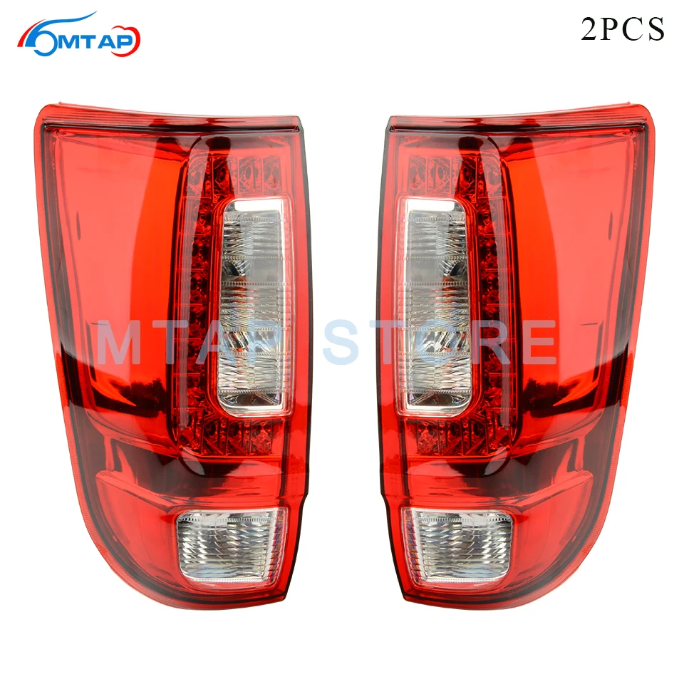 

2PCS Tail Lamp Back Up Lamp Rear Stop Light Assy For Greatwall Wingle 6 Steed 6 2014 2015 2016 2017 Tail Brake Light With Bulb