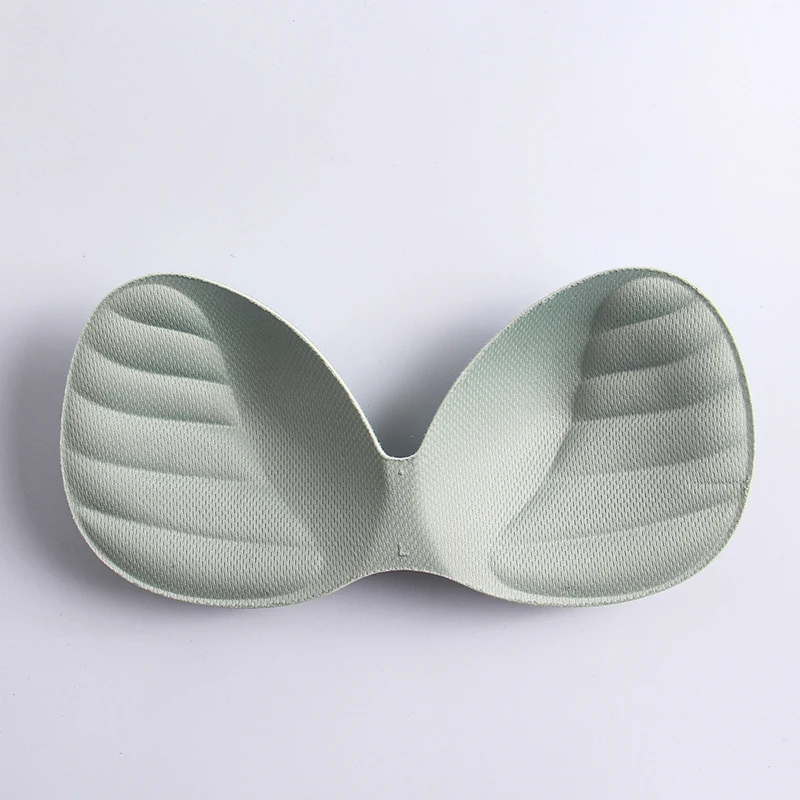 1Pair New Arrival Body-fitted Design Women Swimsuit Sponge Pad Insert Breast Bra Pad Push Up Padded Inserts Chest Invisible Pad