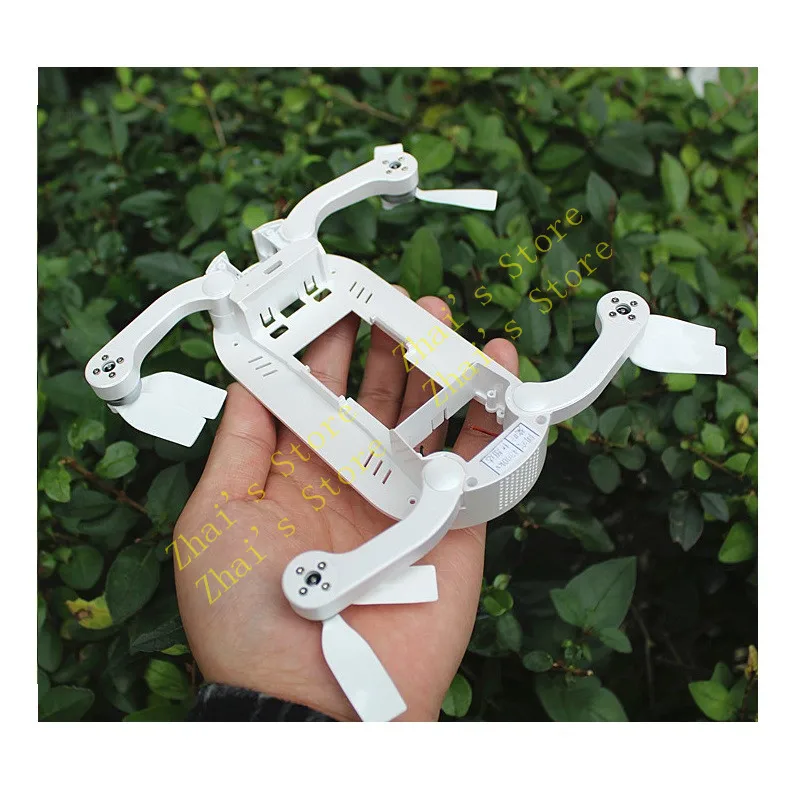 Set Bingkai Drone Saku dengan Aksesoris Quadcopter DIY Baling-Baling Motor Tanpa Sikat Lengan Lipat