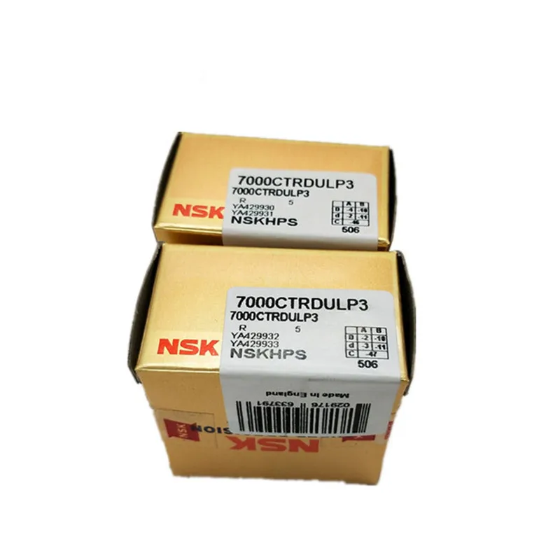 

NSK Brand 1pcs 7009 7009C 2RZ P4 DB A 45x75x16 45x75x32 Sealed Angular Contact Bearings Speed Spindle Bearings CNC ABEC-7