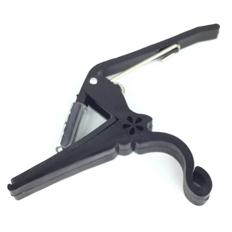 Professional Guitar Acc Plastic Guitar Tuner Clamp Key Trigger Capo for Acoustic Electric Musical Instruments