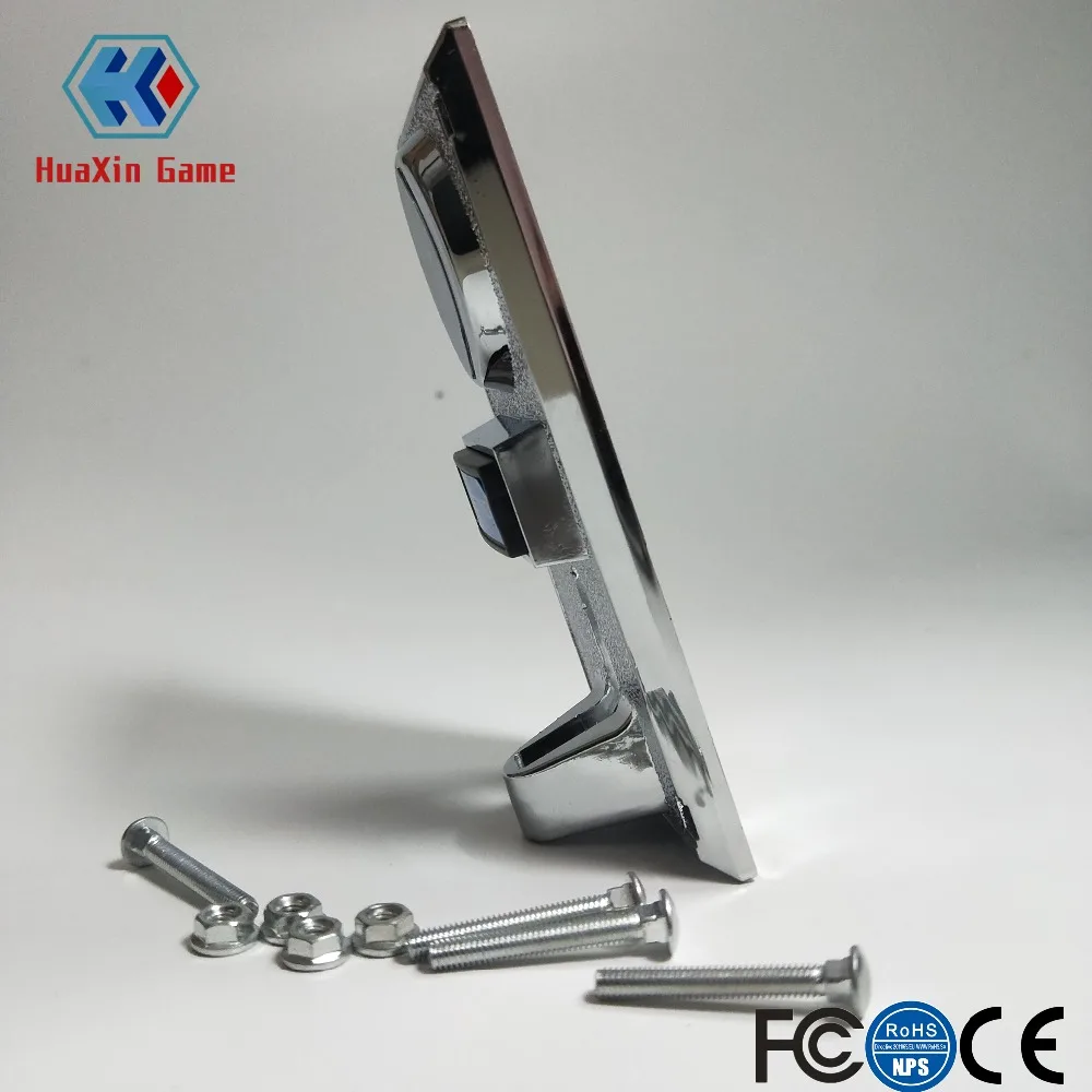 Coin Acceptor Mask Front Plate for Arcade Video Games Vending Machine Part, 6 Kinds Different Coins Selector Acceptor