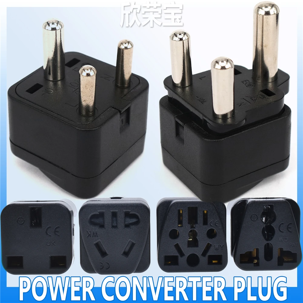 Universal Travel plug to UK,US,EU,small South Africa plug,AC power outlet,adapter,Nepal,India,Sri Lanka Big South Africa 15A/10A