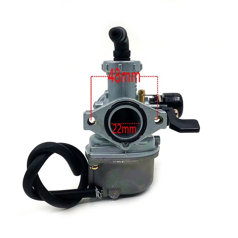 PZ22 22mm carburetor and 38mm air filter for Park 125cc KAYO Apollo BSE Xmotos Kandi / dust / ATV monkey motorcycles