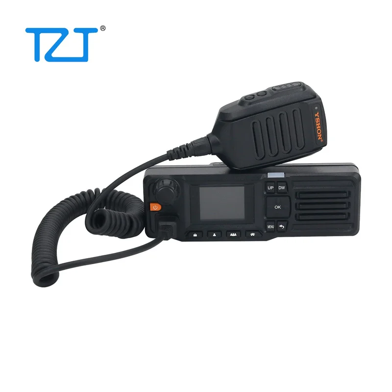 TZT Zello Radio 4G Network Radio 50KM Mobile Radio Small Car Radio Station For Zello Real-ptt Platforms