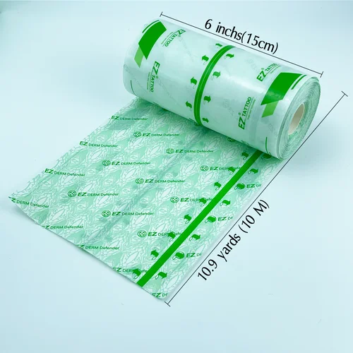 Imagen 2 del producto EZ Premium-protector adhesivo transparente para tatuajes, película impermeable para el cuidado posterior de la piel, vendajes curativos para reparación, Derm Defender