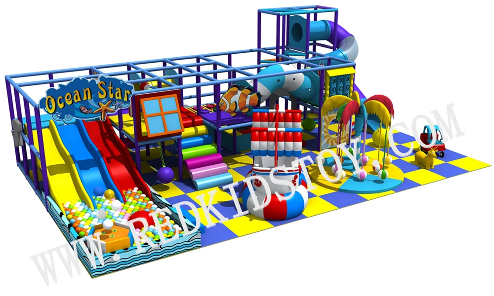 Ocean Themed Indoor Play Equipment For Children HZ-9727b