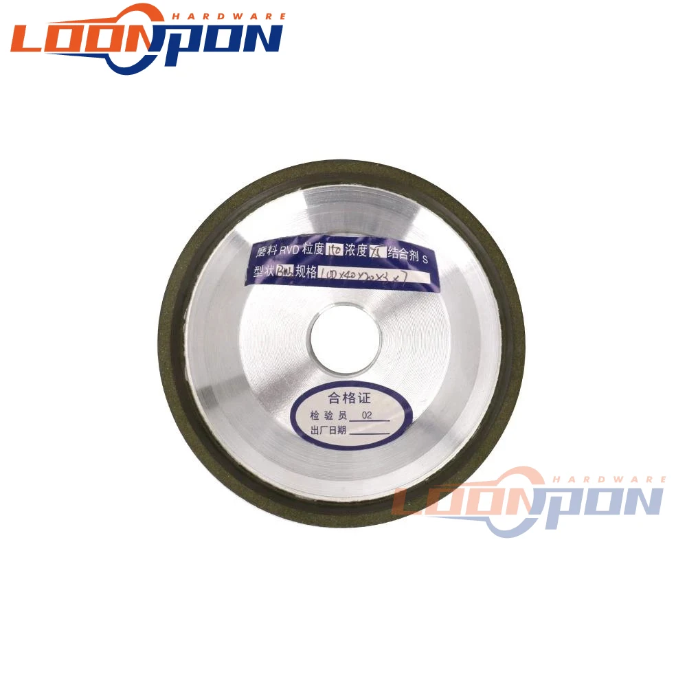 100mm Diamond Grinding Wheel Cup Grinding Circle for Tungsten Steel Milling Cutter Tool Sharpener Grinder