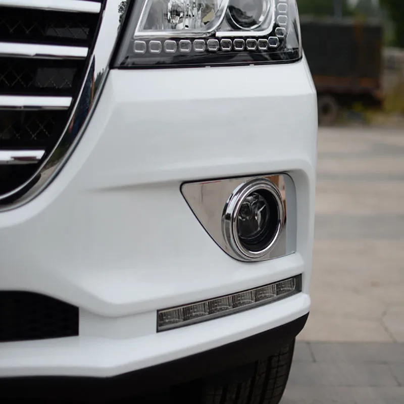 

2 шт для Haval H2 красный логотип 2014-2018 передняя противотуманная фара декоративная рамка
