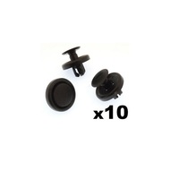 10x For Subaru Push Fit Plastic Rivets- Trim Clips for Boot & Trunk Lining & Carpets