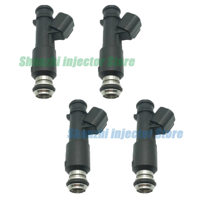 4pcs Fuel Injector Nozzle For Xiali N3 + 1.4 Ville 1.6 1.5 Vizi 1.4 1.5 Geely Vision OEM 25376995 2537 6995