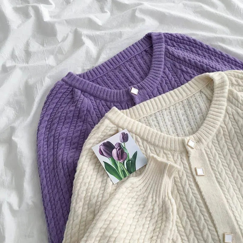 

Sweater female student plus size women's clothing 200 pounds fat sister autumn new loose knitted cardigan long-sleeved clothes