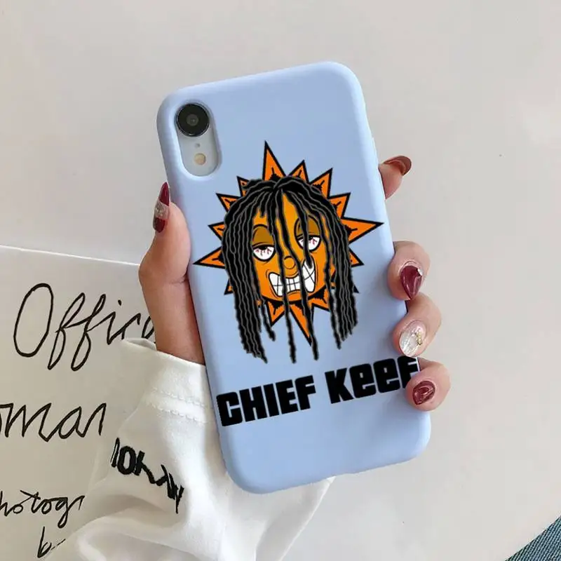 Chief Keef Phone Case for iphone 13 12 11 Pro Max X XS Max XR Candy Color Soft Cover For iPhone 7 8 6 6S Plus Funda Cases