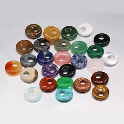 Natural Semi-precious Stone Agate Quartz Large Hole Beads 18mm Hole 5.5mm DIY for Making Jewelry Necklace Accessories Gift