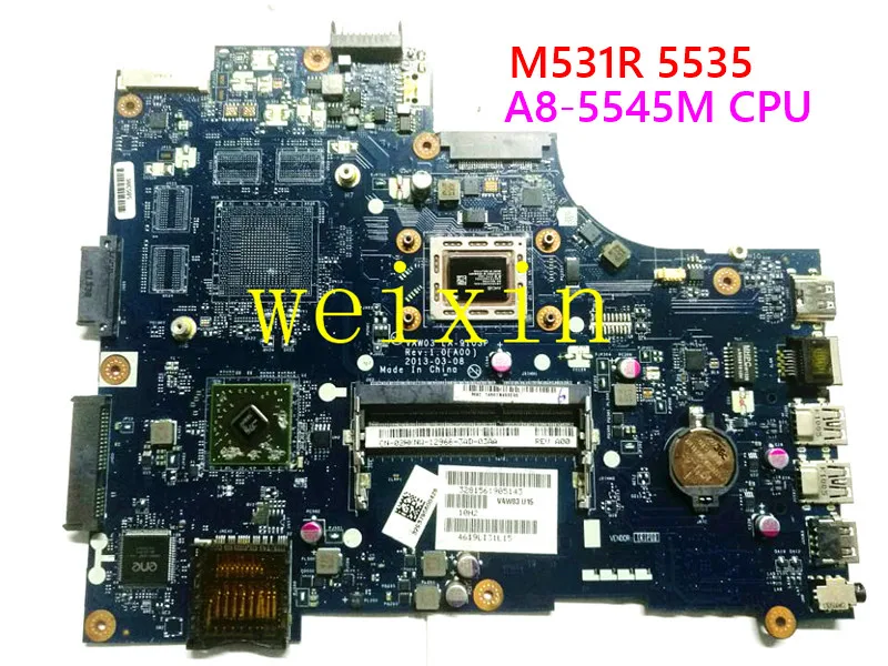 

Материнская плата для ноутбука DELL Inspiron M531R 5535, с процессором A8-5545M, CN-02HKNW 02HKNW 2HKNW VAW03 LA-9103P, 100% тест, ХОРОШО