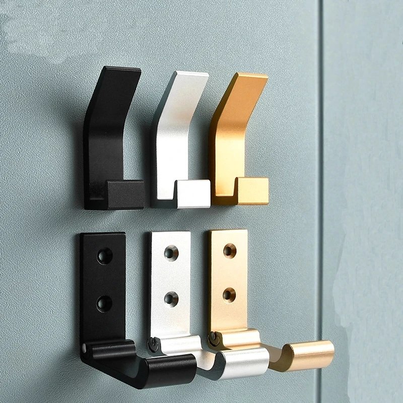 

Wall-mounted Self-adhesive Floating Coat and Bag Hanger, Space Saving, Robe Hook for Towel, Door Hanger, Bathroom Accessories