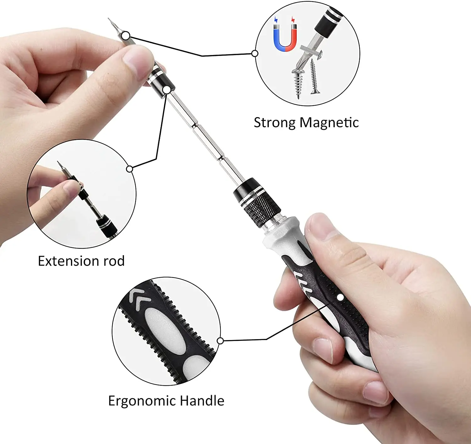 138 In 1 Precision Screwdriver Sets Diy Repair Kit, Screwdriver Tool Kit Suitable.with Mini Wrench And Stripped Screw Remover.