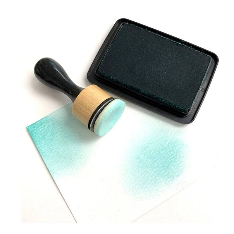 Mini-Tintenmischwerkzeuge mit runden Schaumstoffen für DIY-Scrapbooking-Bastelarbeiten, zum Auftragen von Tinten und Farben durch Schablonen, für die Herstellung von Fotoalben. – Detail 11