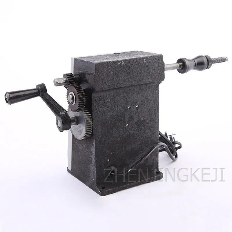 Manual Coil Winding Machine Coil Toroidal Motor Hand Crank Electronic Counting Tools 220V Cast Iron Coil Line Stranding FZ130