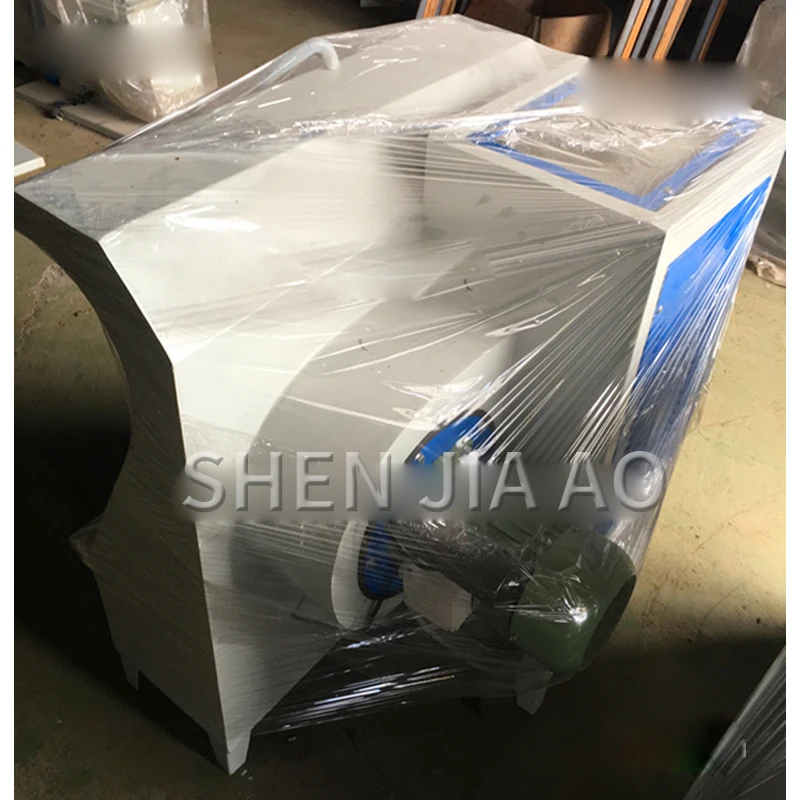 Máquina pulidora de velocidad al vacío de un solo cabezal, 1,2 kW, para zapatos de cuero, polvo y encerado, caja para pulir y colorear, 1 ud.