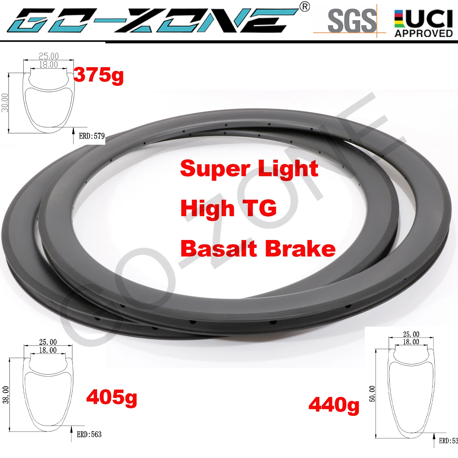 700c Carbon Road Rims V Brake Super Light Clincher Tubeless 25mm Width 30/35/38/40/45/50/55/60/88mm V Brake Bicycle Rims