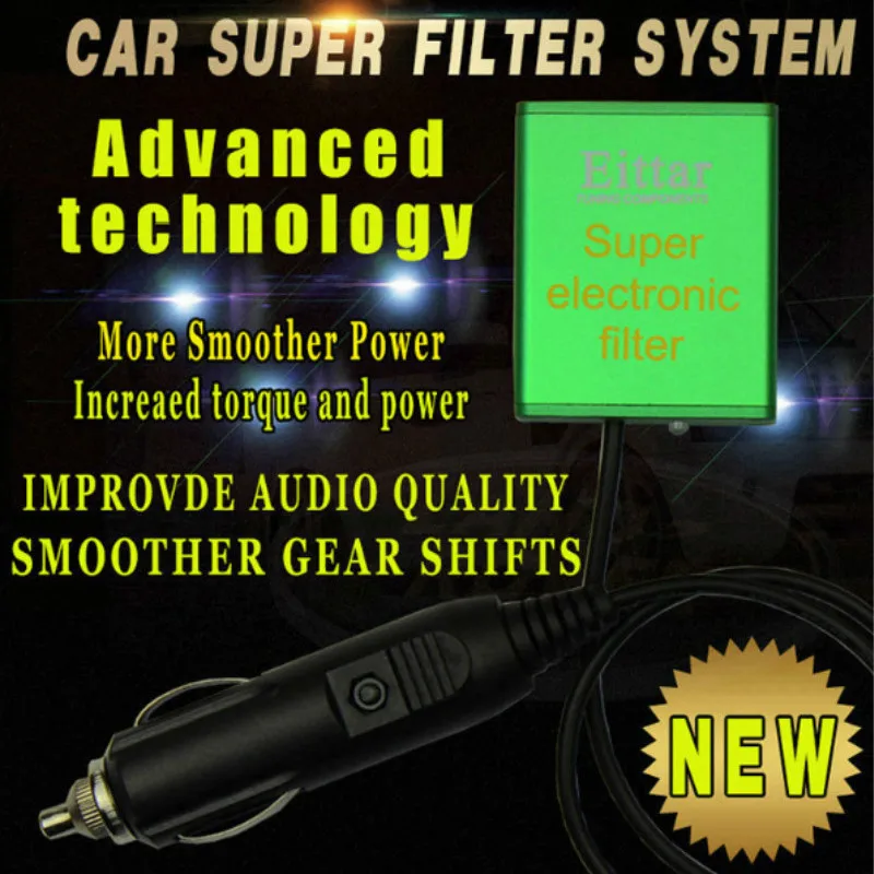 for Porsche All Engines 12V & 24V Electronic Filter Car Pick Up Fuel Saver Voltage Stabilizer Increases Horse and Torque