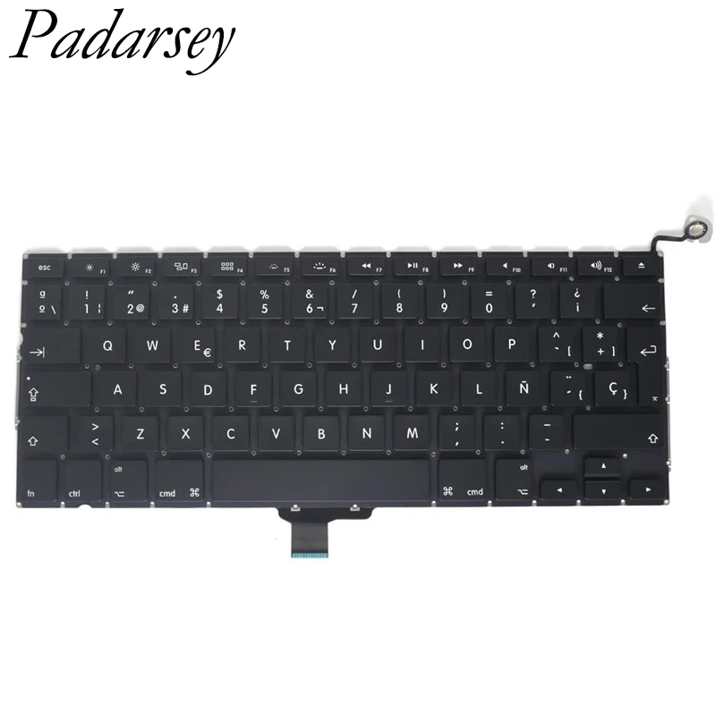 Pardarsey – nouveau clavier rétroéclairé pour MacBook Pro 13.3 "A1278, avec vis, US, UK, espagne, français, Ru, 2008 – 2015