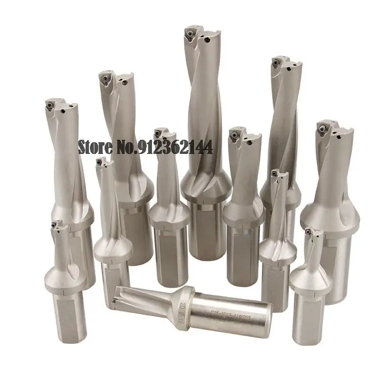 Serie WC-mordeduras de taladro de Metal, taladro Inser de 13mm-50mm de profundidad, taladro rápido 2D 3D 4D, maquinaria de perforación en U Indexable, tornos, CNC